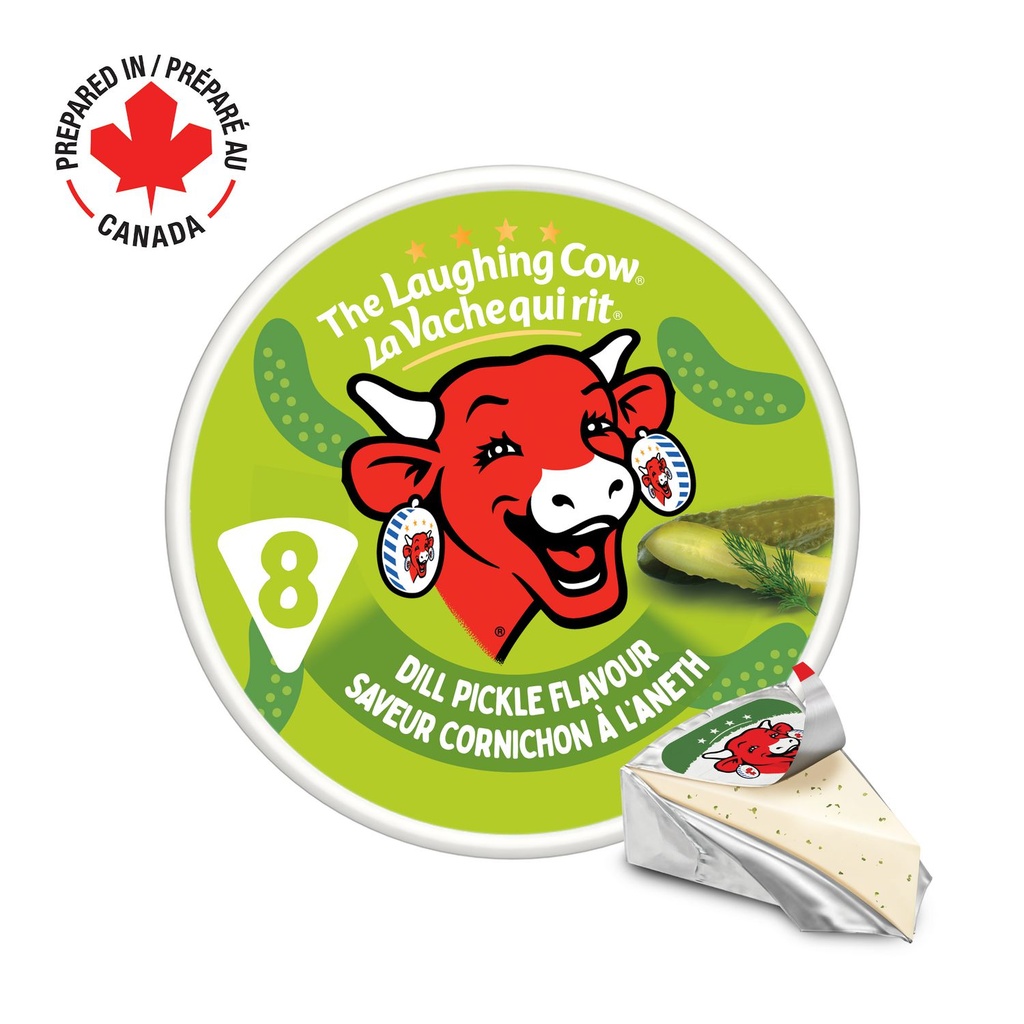 La Vache qui rit, à saveur de cornichon à l’aneth, Fromage à tartiner