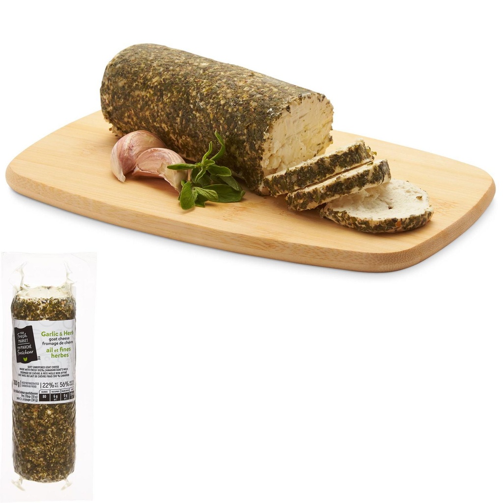 Fromage de chèvre à l'ail et aux fines herbes Mon marché fraîcheur