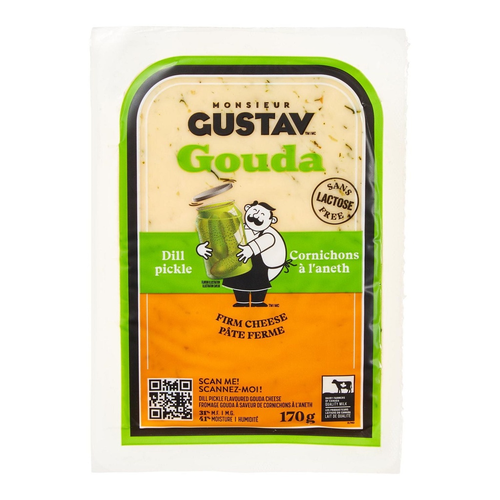 Gouda aux cornichons à l’aneth Monsieur Gustav