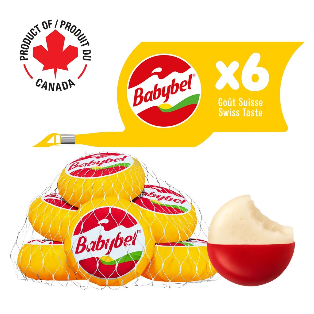 Mini Babybel collations au fromage goût Swisse