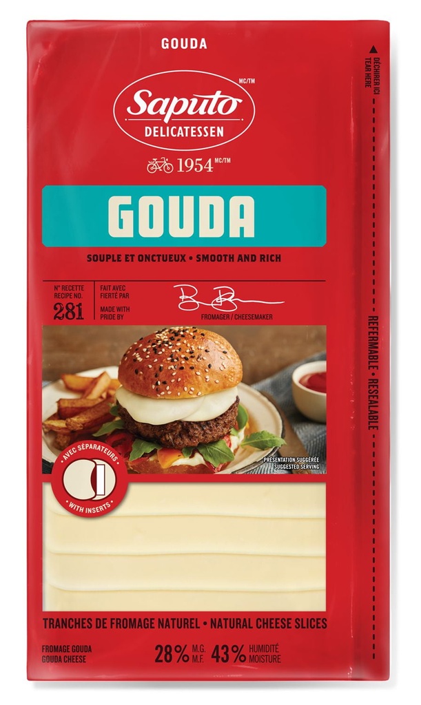 Saputo Fromage Gouda tranché