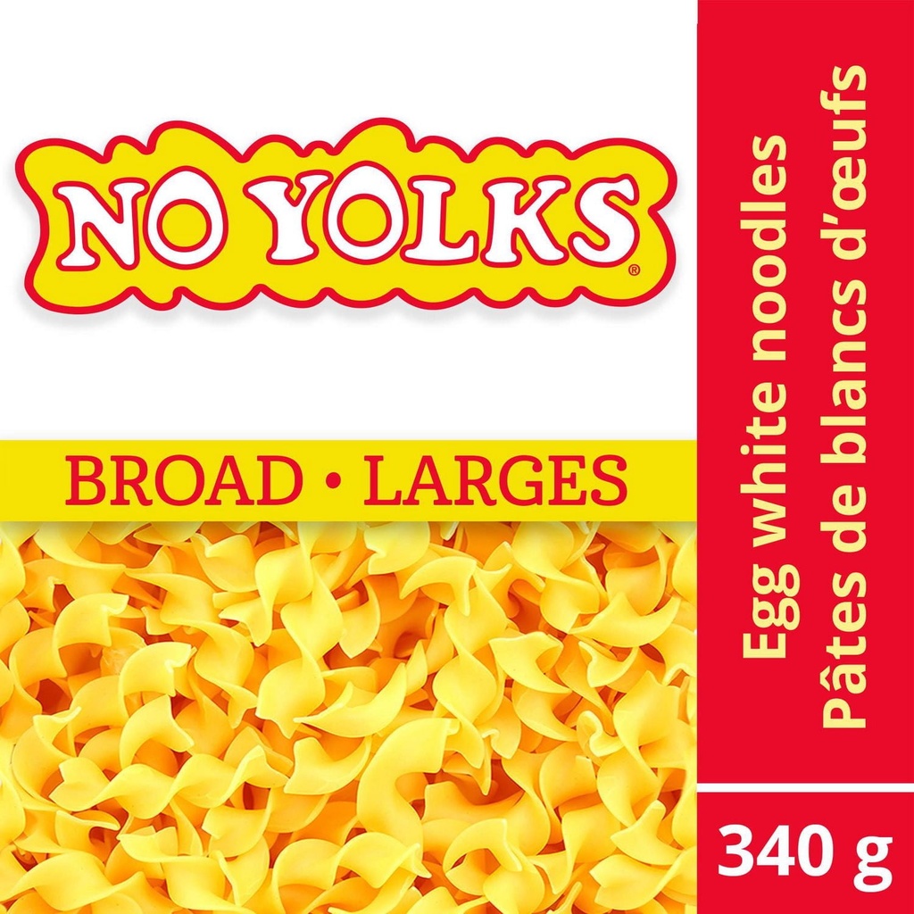Pâtes No Yolks Nouilles De Blancs D'œufs Larges