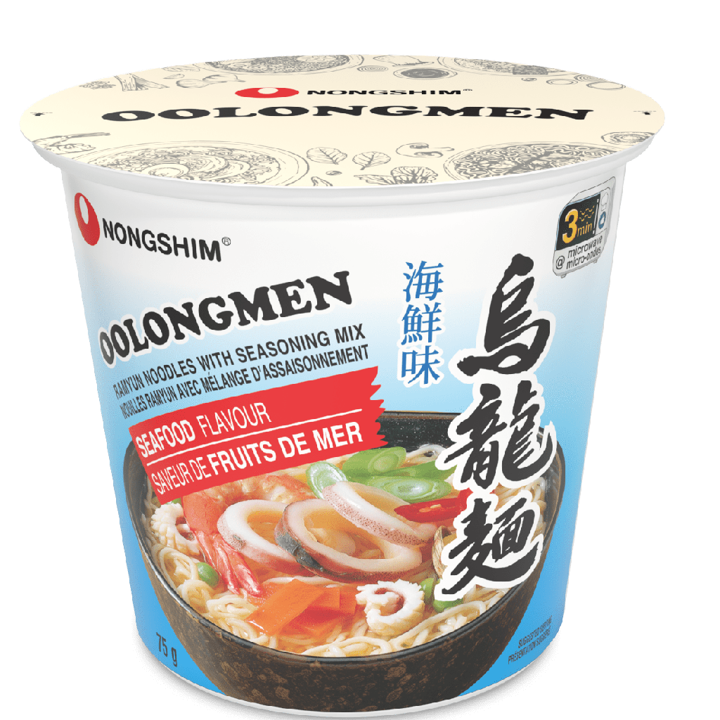 NONGSHIM CANADA INC. Soupe de nouilles Oolongmen aux fruits de mer en tasse de Nongshim