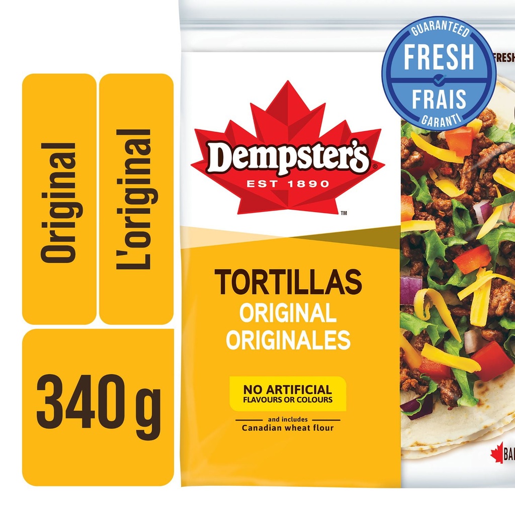 Dempster's Dempster’s Original Medium Tortillas, 340 g