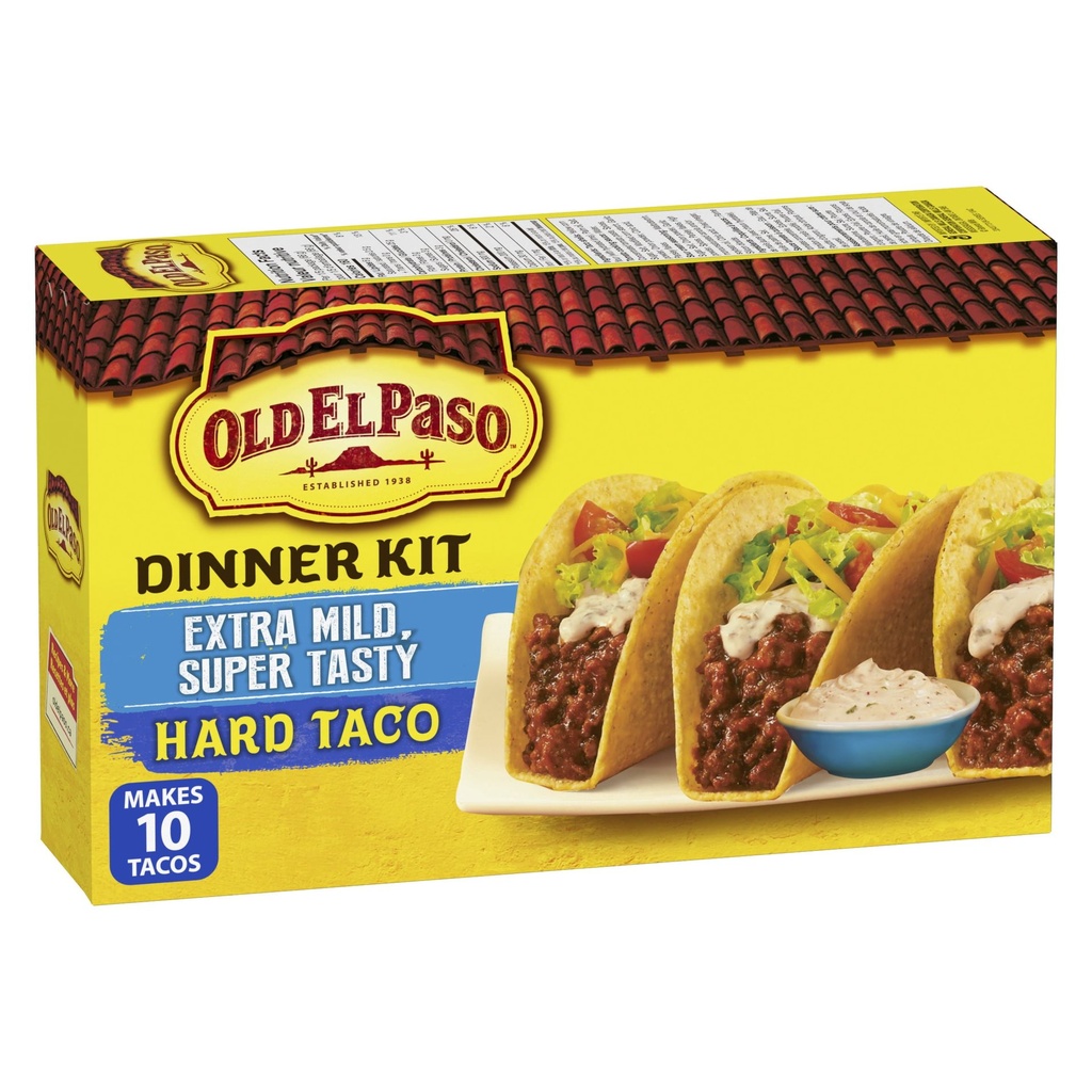 Old El Paso Ensemble à tacos rigides Extra-doux, très savoureux