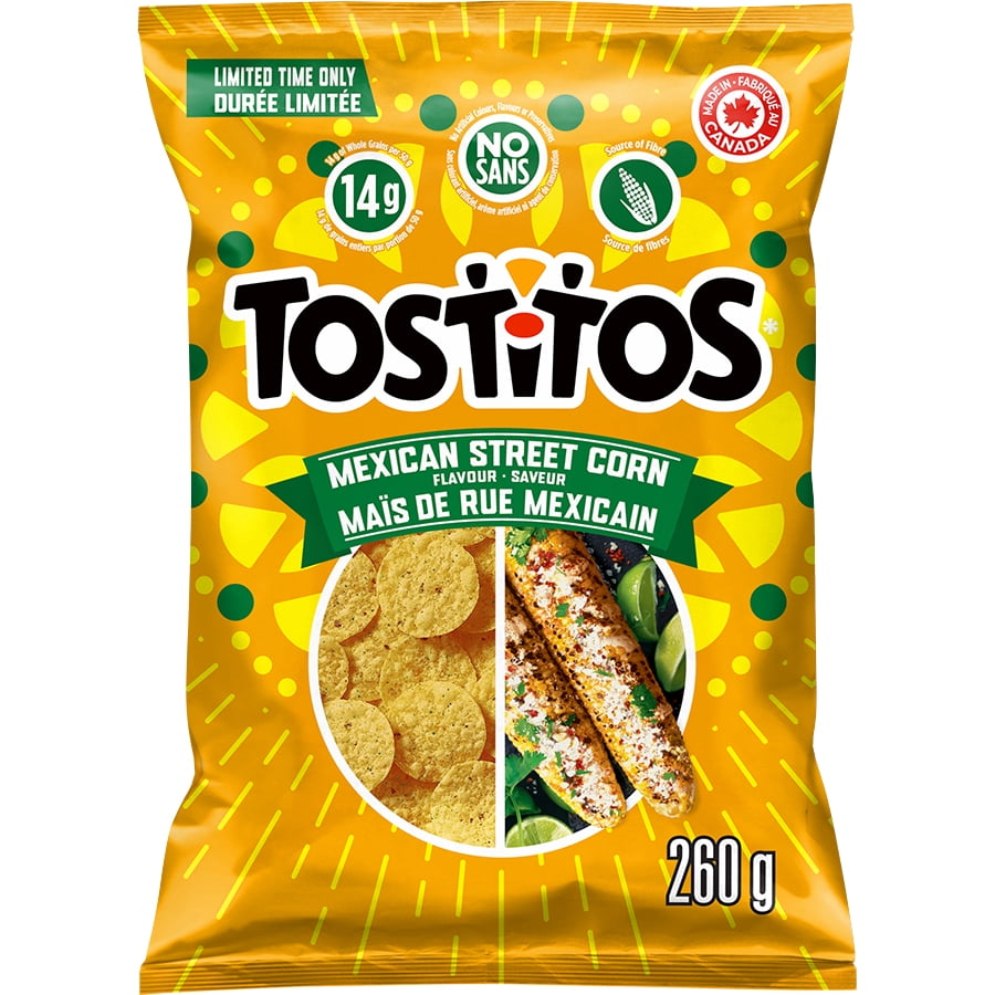 Tostitos chips tortilla saveur Maïs de rue mexicain