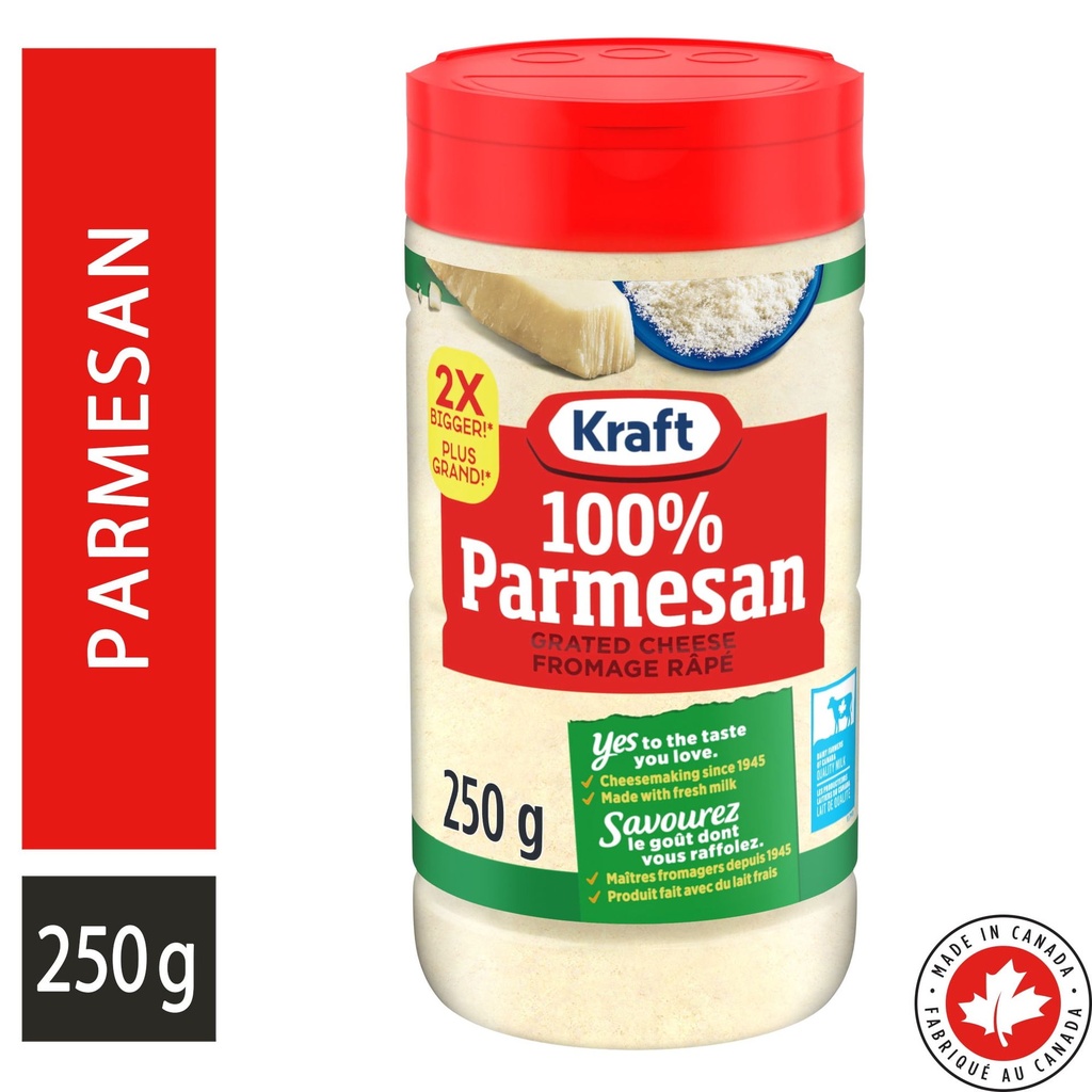 Kraft Fromage Parmesan Râpé , 250g