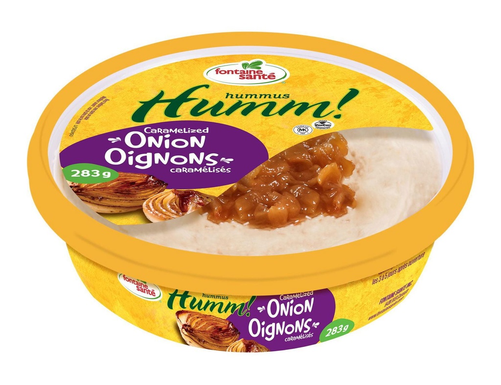 Fontaine Santé Hummus aux oignons caramélisés Humm!