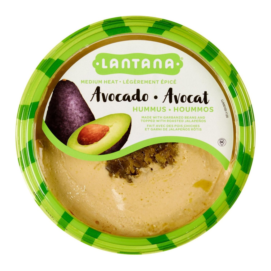 Hoummos à l’avocat Lantana