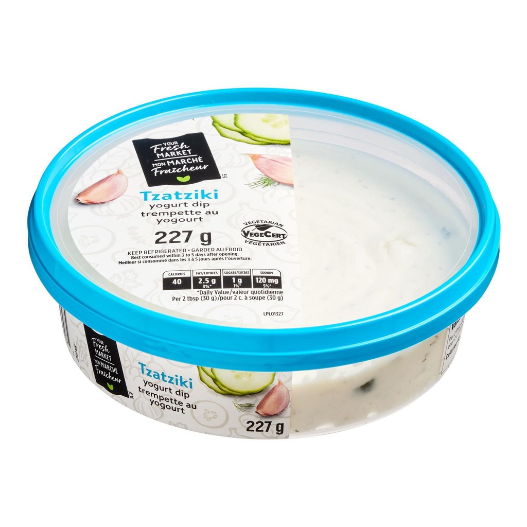 Tzatziki Mon marché fraîcheur