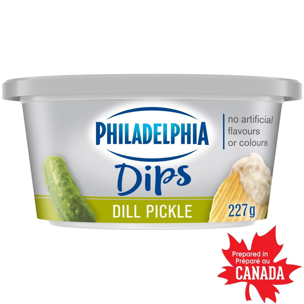 Trempette Philadelphia Cornichons à l’aneth