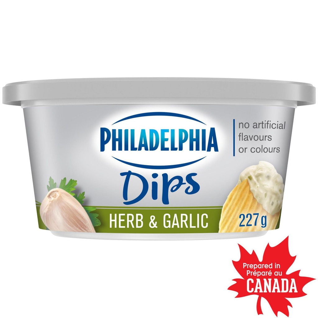 Trempette Philadelphia Herbes et ail