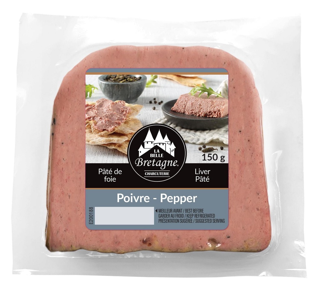 Pâté de foie Belle Bretagne glacé au poivre