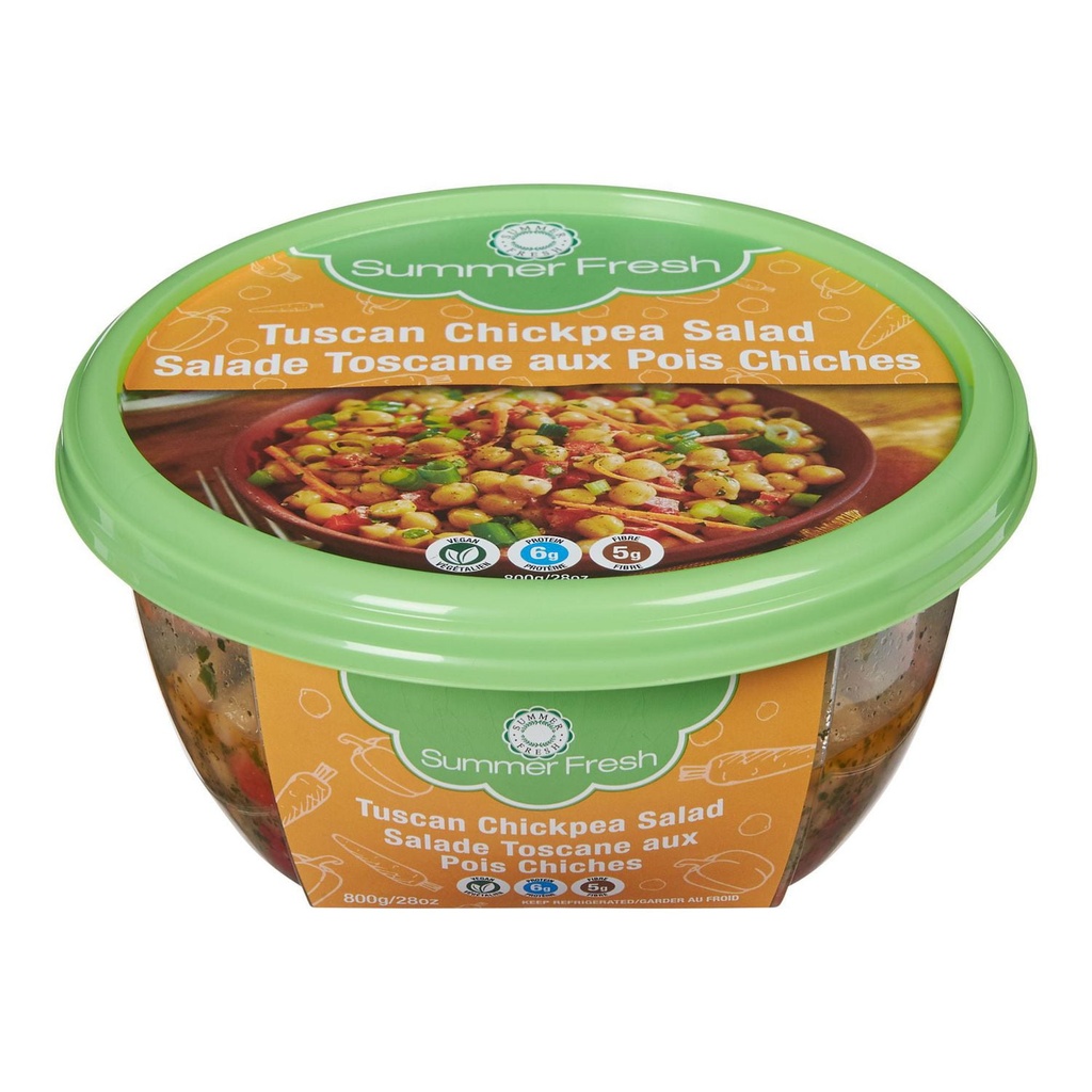 Summer Fresh Salade Toscane aux Pois chiches