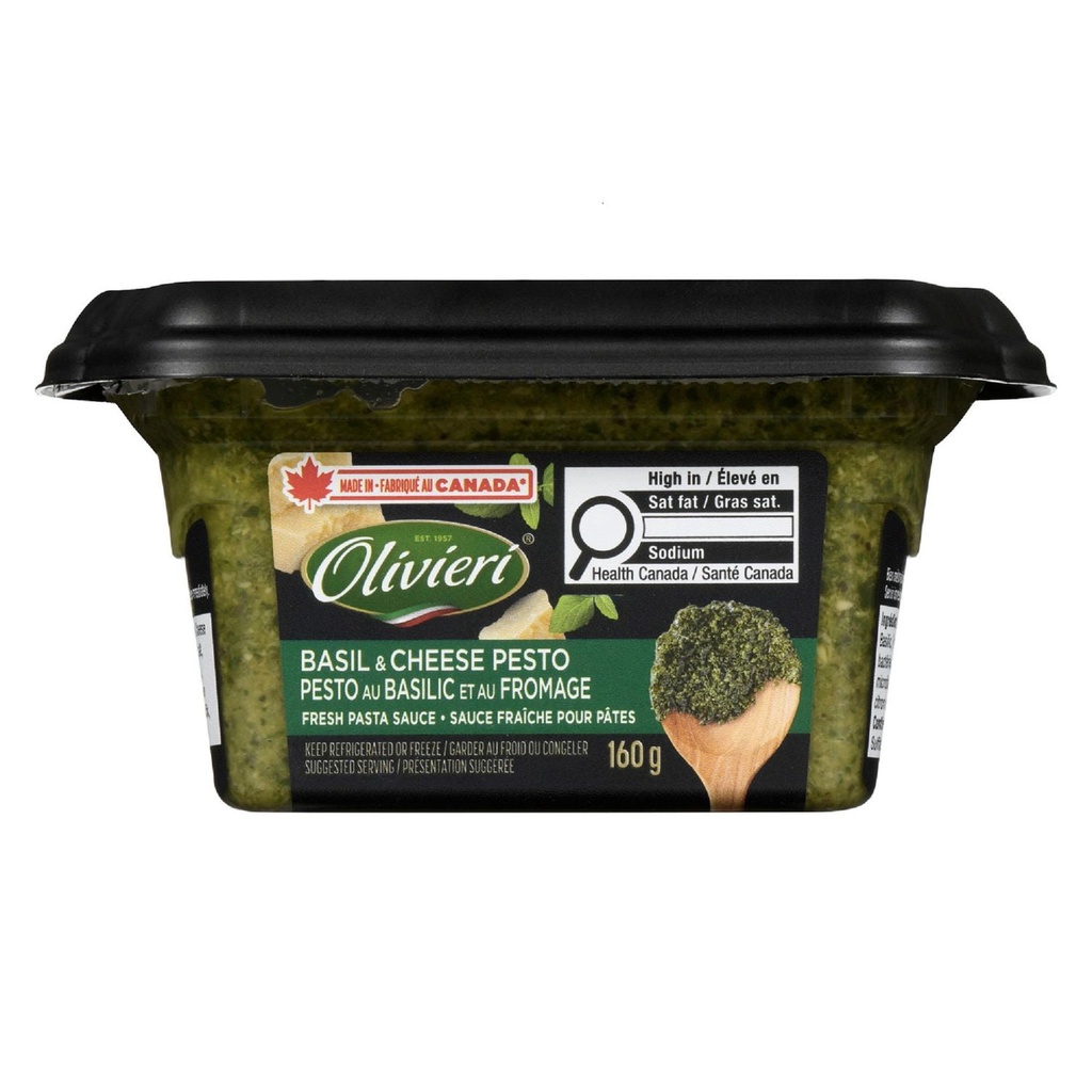 Pesto au basilic et aux fromages Olivieri