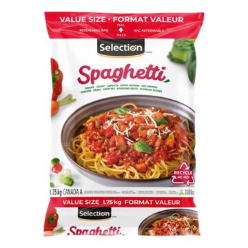 Selection Mélange de légumes pour sauce à spaghetti surgelés