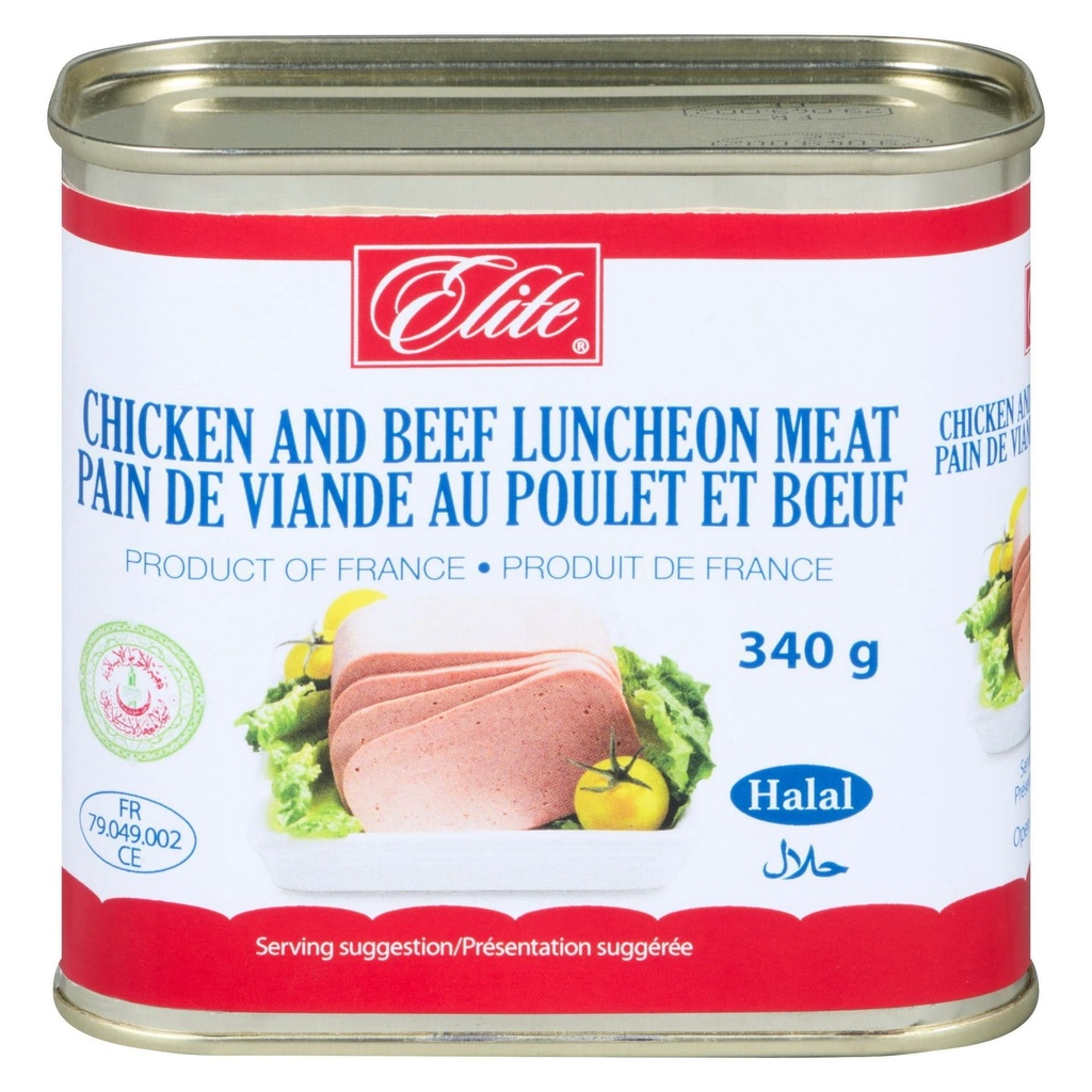 Elite Viande Luncheon Halal Poulet et Boeuf