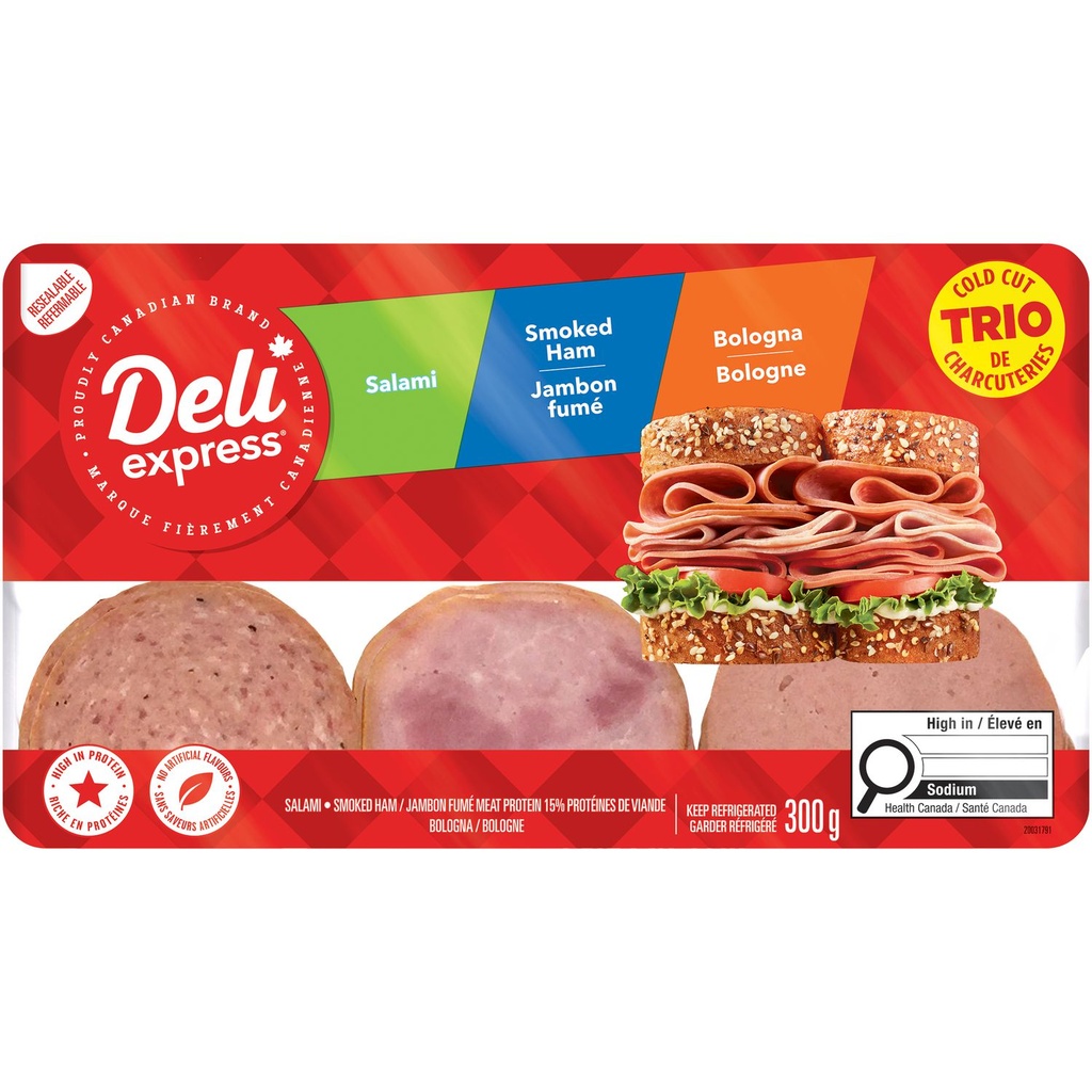 Trio de charcuteries - Assortiment Deli Express 300 g