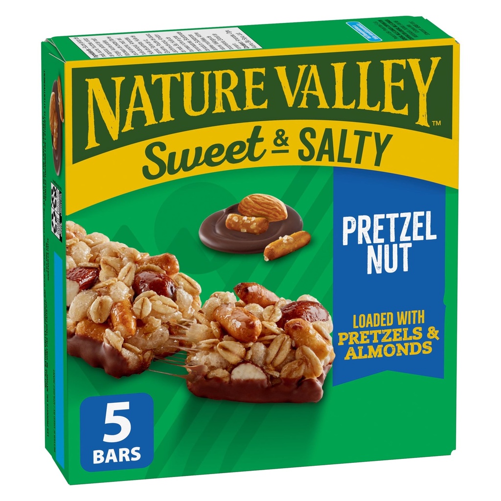 Val Nature Barre Granola Sucrées et Salées Bretzel Noix