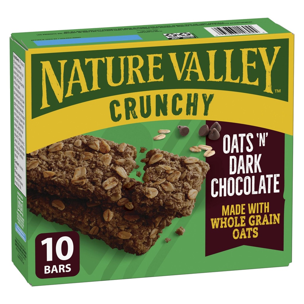 VAL NATURE BARRES GRANOLA CROQUANTES AVOINE ET CHOCOLAT NOIR