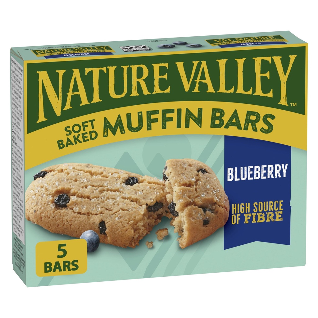 Val Nature Nature Valley Barres Muffins Moelleuses, Bleuets, Barres Collation, 5 Barres