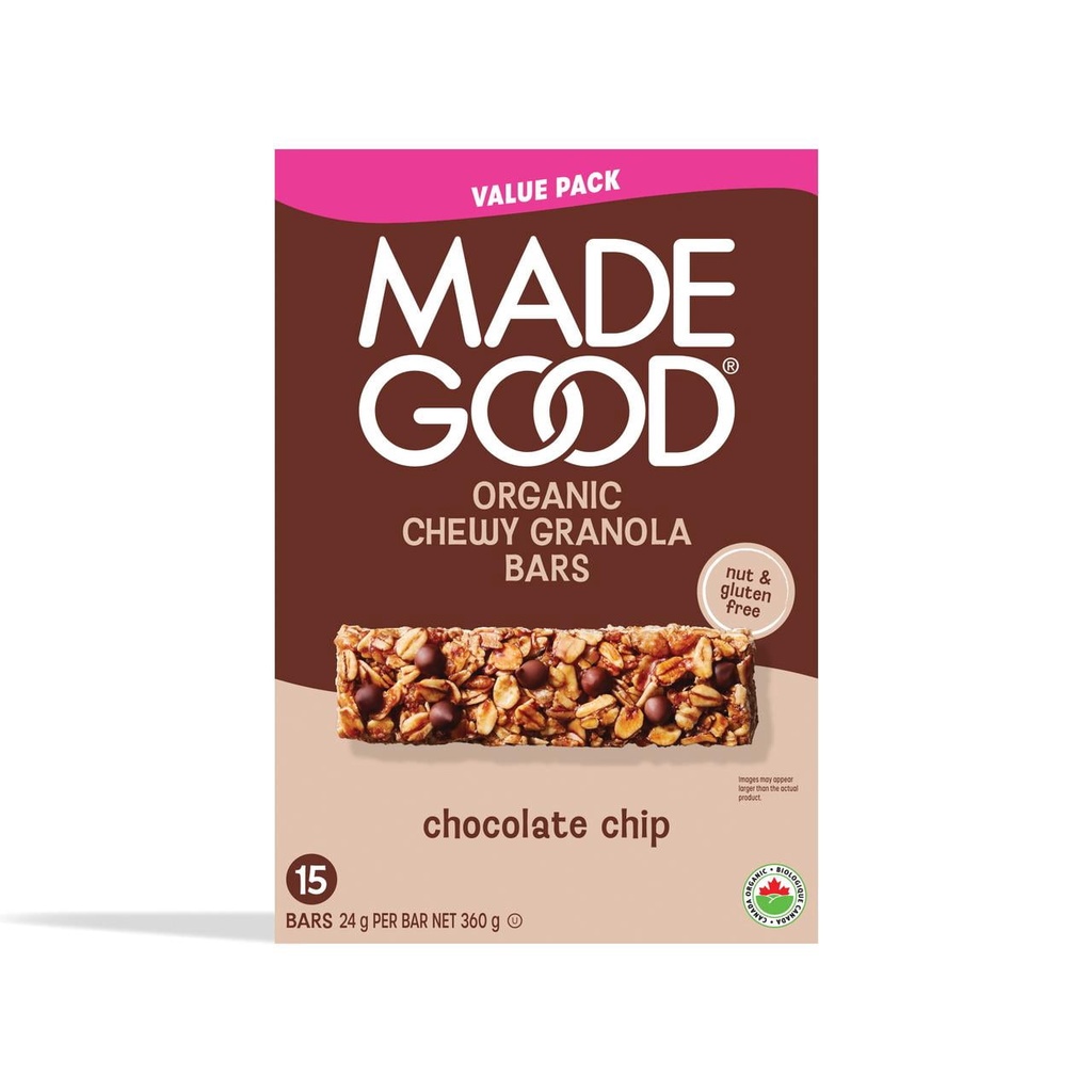 MadeGood Made Good Barres granola Grains de chocolat