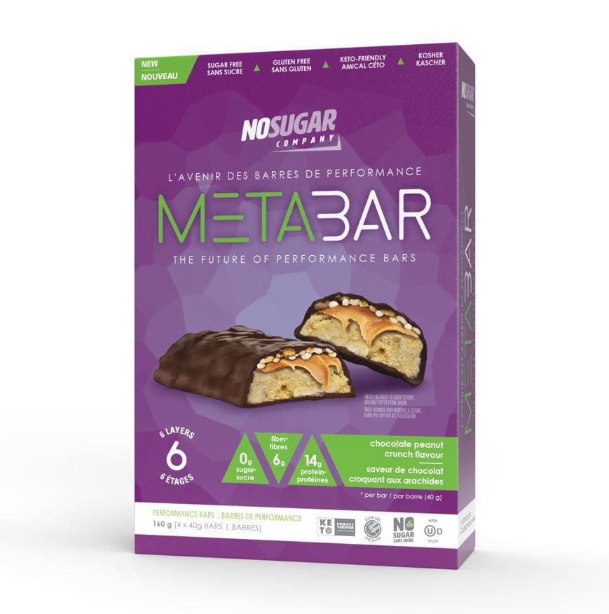 No Sugar MetaBar Croquant au chocolat et aux cacahuètes