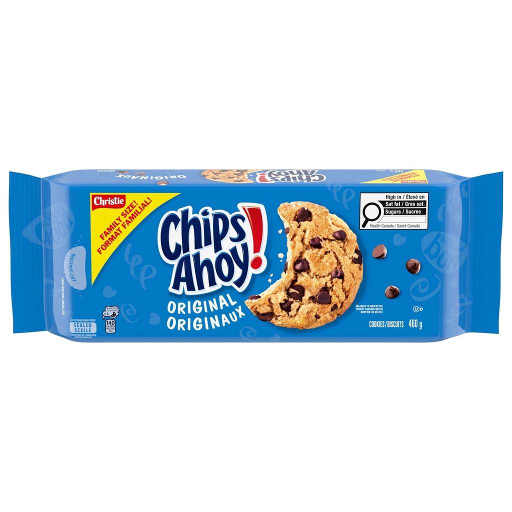 Biscuits Chips Ahoy! Originaux, 1 Emballage Refermable, Format Familial De