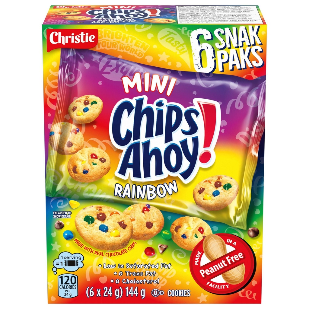 MINI CHIPS AHOY! ARC-EN-CIEL SNAK PAK