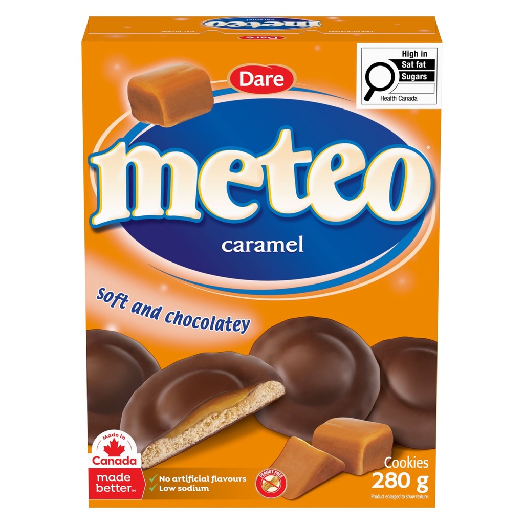 Biscuits Meteo au Caramel, 280g