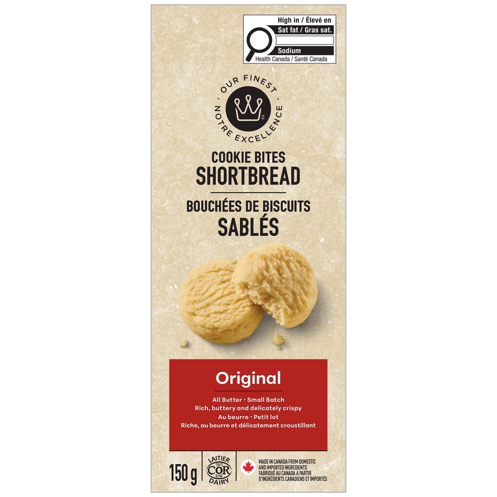 Bouchées de biscuits sablés Original Notre Excellence