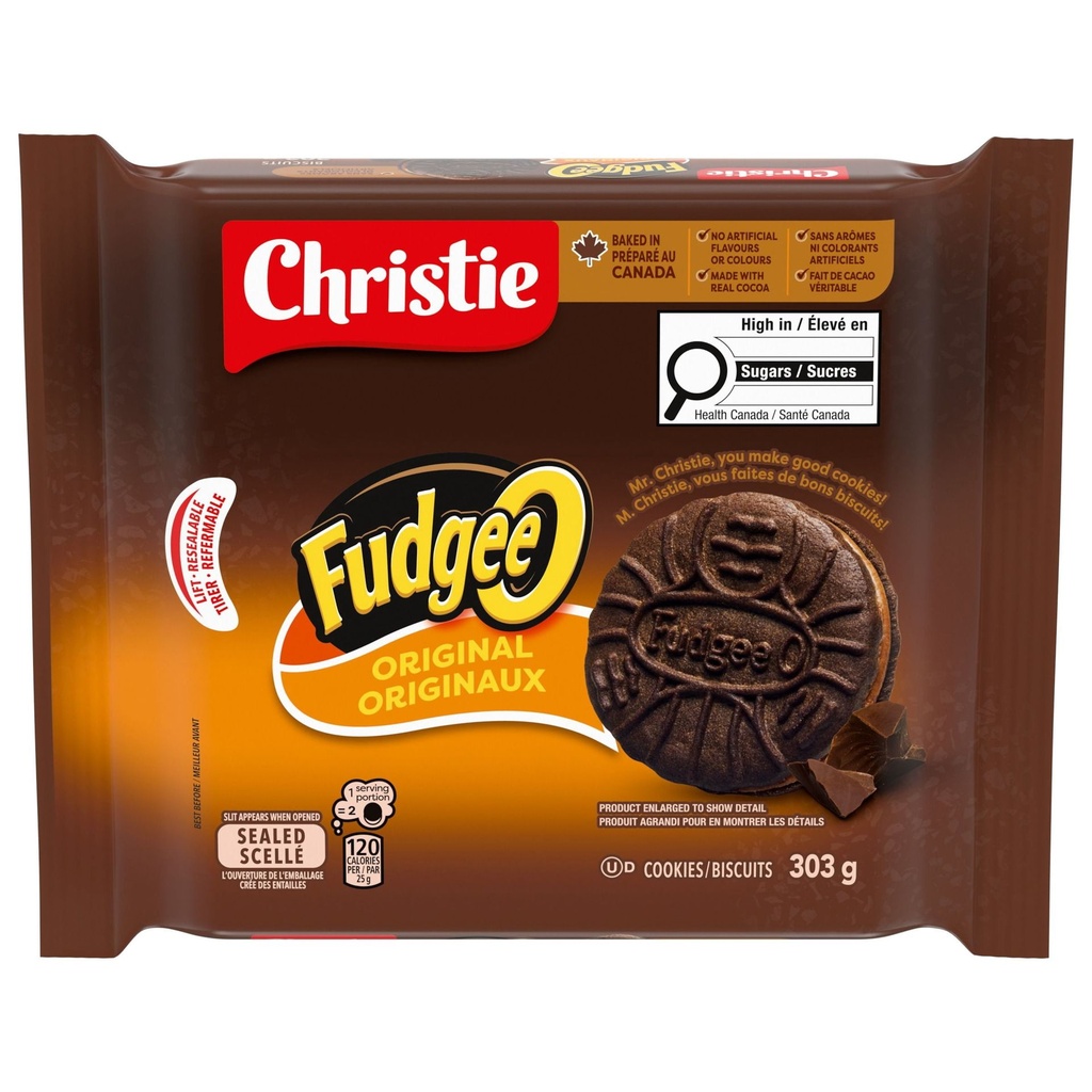 Biscuits-sandwiches Fudgee-O avec crème à saveur de chocolat,