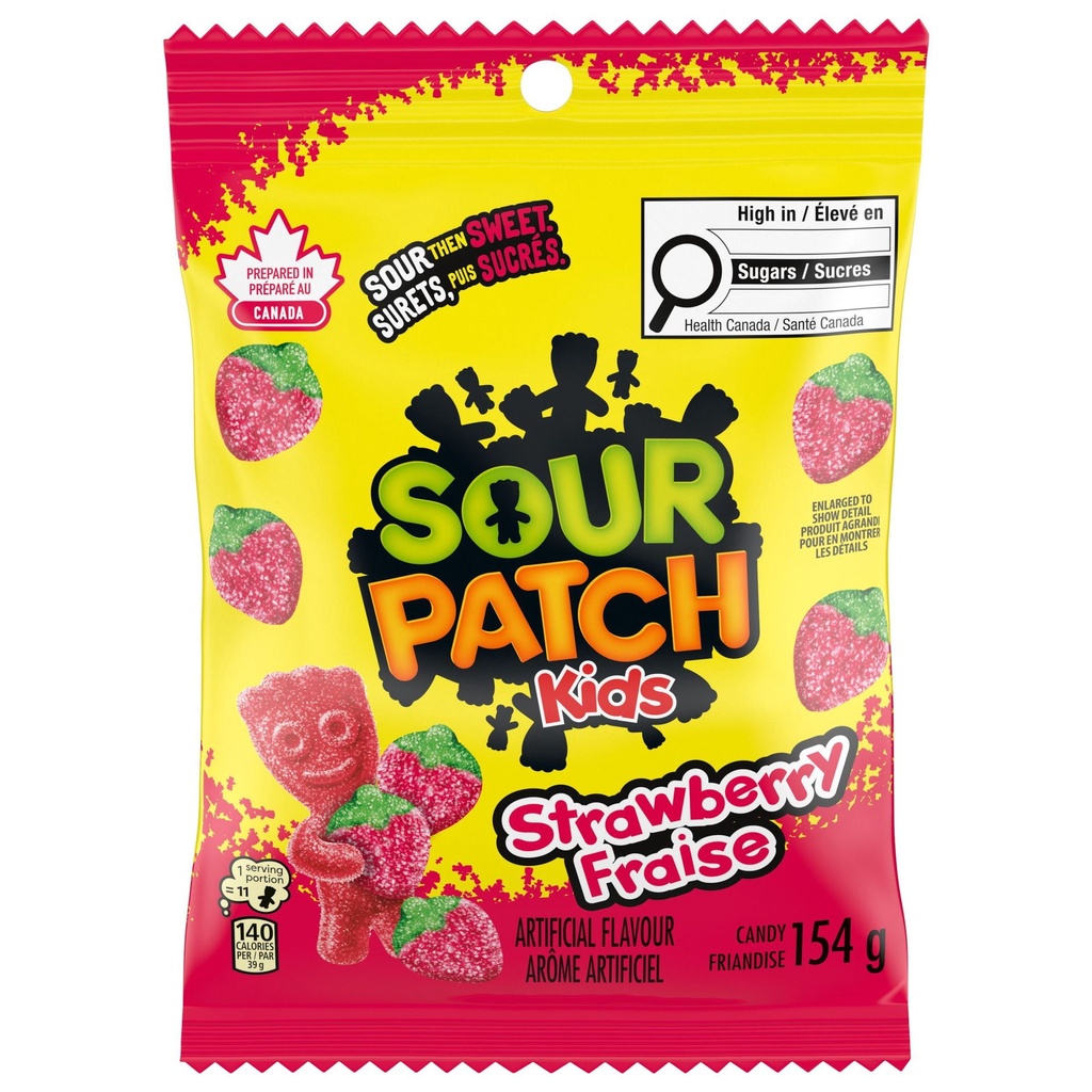 Maynards Sour Patch Kids Fraise,
