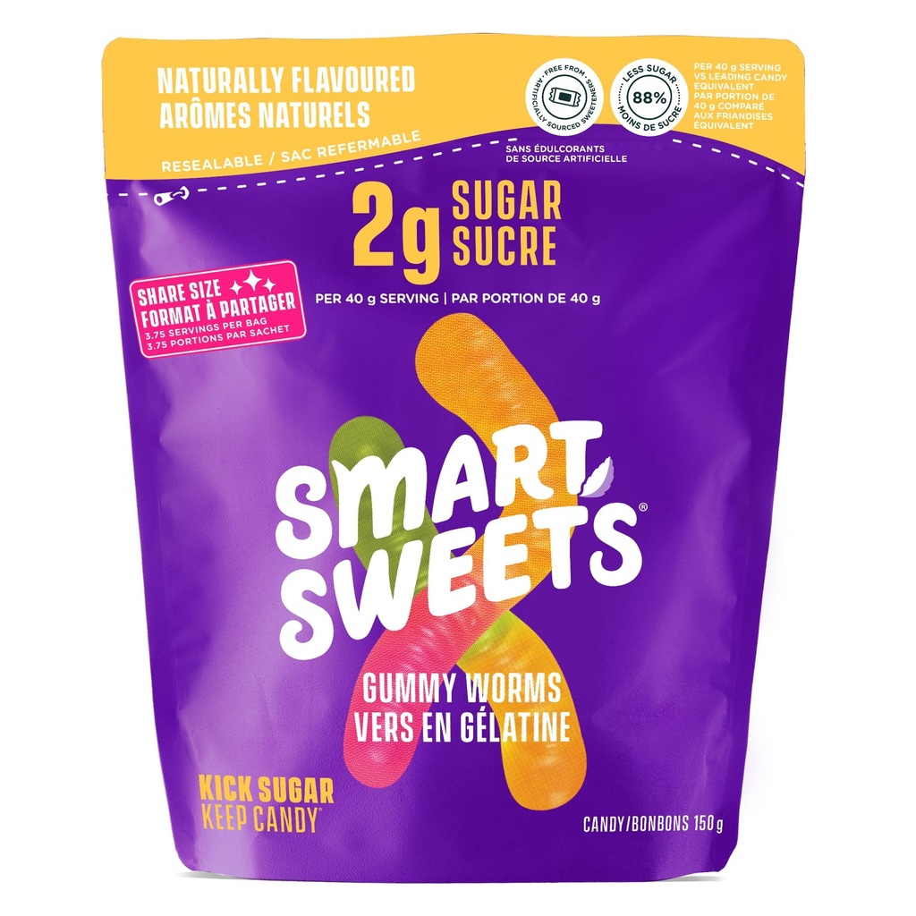 SmartSweets, Vers en Gelatine, sachet 150g