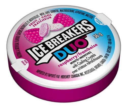 Hershey's Menthes à saveur de framboise DUOS ICE BREAKERS
