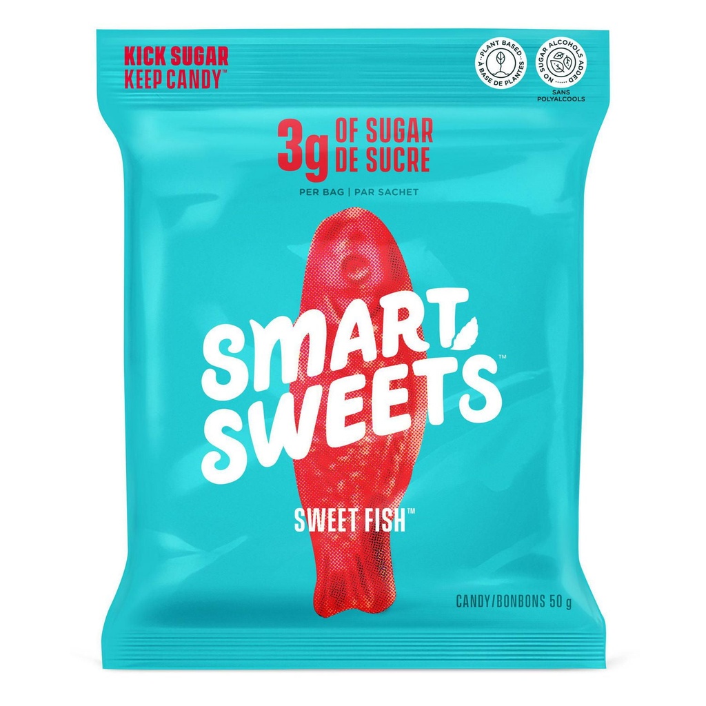 SmartSweets SmartsSweets, Sweet Fish, 50g Pouch