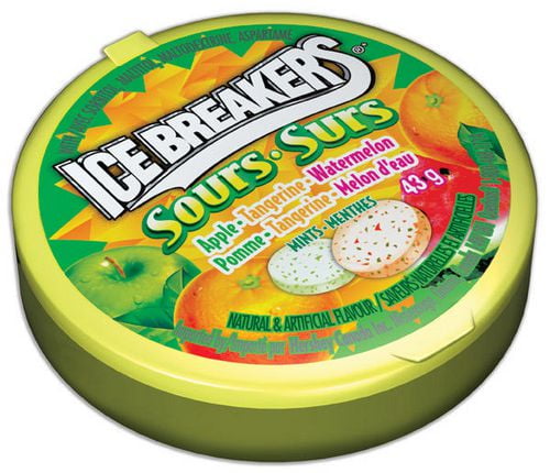 Hershey's Menthes à saveur de fruits ICE BREAKERS sures, 43 g