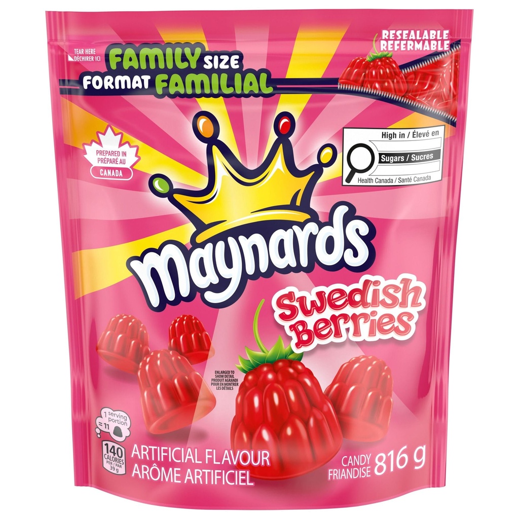 Friandise Gélifiée Maynards Swedish Berries