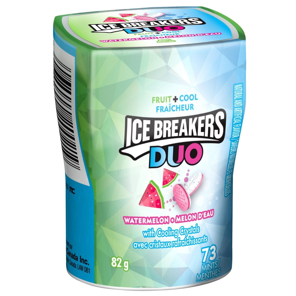 Hershey's Flacon de menthes DUO au melon d’eau ICE BREAKERS